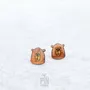 Bear Stud Earrings - PINTONIK