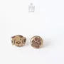 Dog & Paw Mismatched Stud Earrings - PINTONIK