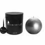 Candles - MELORIA BALL SHEFFIELD - Metallic sphere candles - GRAZIANI