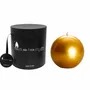 Candles - MELORIA BALL SHEFFIELD - Metallic sphere candles - GRAZIANI
