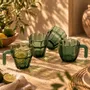 Glass - The Stack-a-Cactus Glasses - Green - Set of 4 - BAZAR BIZAR LIVING