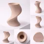 Aménagements pour bureau - Vase imprimé en 3D « BAILE » | Beige - AUURA