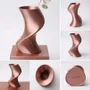 Aménagements pour bureau - Vase imprimé en 3D « BAILE » | Mousse au moka - AUURA