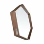 Mirrors - Hexagonal walnut mirror - ANGEL CERDÁ
