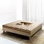 Ottomans - EDUARD POUF CAPITONNÉ - SIWA SOFT STYLE HOME