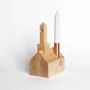 Decorative objects - wooden candle holder -decor House - WOODEN STORY