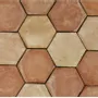 Indoor floor coverings - Traditional hexagonal terracotta floor tile — 2 cm - LIGERIO