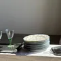 Formal plates - Set of 10 Limoges France porcelain dinner plates with bouquets - OFFICE OBJETS