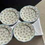Formal plates - Set of 10 Limoges France porcelain dinner plates with bouquets - OFFICE OBJETS