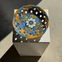 Bowls - Enamelled ceramic fruit bowl from Brancaleone Italy with decoration - OFFICE OBJETS