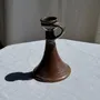 Decorative objects - Brown sandstone candle holder with handle H19 L14 - OFFICE OBJETS