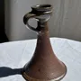 Decorative objects - Brown sandstone candle holder with handle H19 L14 - OFFICE OBJETS