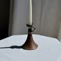 Decorative objects - Brown sandstone candle holder with handle H19 L14 - OFFICE OBJETS