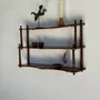 Shelves - Small oak three-tier shelf H68 L41 - OFFICE OBJETS