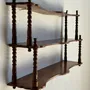 Shelves - Small oak three-tier shelf H68 L41 - OFFICE OBJETS