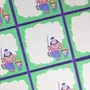 Stationery - "Samurai” notepad - Size 10 x 10 cm - YEAAAH! STUDIO