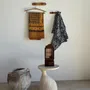 Objets de décoration - Petite patère à deux accroches en pin boutons ronds plats H8 - OFFICE OBJETS