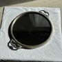 Plats et saladiers - Plateau miroir circulaire à deux anses H3,5 D48 - OFFICE OBJETS
