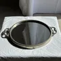 Plats et saladiers - Plateau miroir circulaire à deux anses H3,5 D48 - OFFICE OBJETS