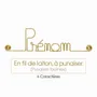 Other wall decoration - Personalized short name in gilded brass wire - to pin - BIJOUX DE MUR