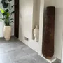 Decorative objects - Striated coconut pot - Solid coconut wood Height: 150 cm - DESIGN TRIP
