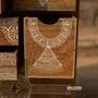 Chests of drawers - Jaipur Hand-Painted Solid Wood Chest of Drawer - HOUSE OF JAIPUR