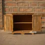 Sideboards - Jaipur Hand-Painted Solid Wood Storage Cabinet - HOUSE OF JAIPUR