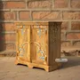 Sideboards - Jaipur Hand-Painted Solid Wood Storage Cabinet - HOUSE OF JAIPUR