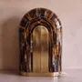 Wardrobe - Arcana Resin and Brass Sculptural Wardrobe and Collector's Cabinet - HOUSE OF JAIPUR