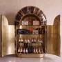 Wardrobe - Arcana Resin and Brass Sculptural Wardrobe and Collector's Cabinet - HOUSE OF JAIPUR