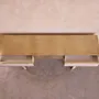 Consoles - Arcana Mother-of-Pearl Inlay and Brass Console Table - HOUSE OF JAIPUR