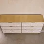 Chests of drawers - Arcana Mother-of-Pearl and Brass Six-Drawer Dresser - HOUSE OF JAIPUR