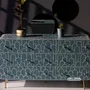 Commodes - Eli Geometric Bone Inlay Chest of Drawers - HOUSE OF JAIPUR