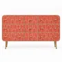 Commodes - Eli Geometric Bone Inlay Chest of Drawers - HOUSE OF JAIPUR