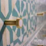 Chiffonniers - Moroccan Pattern Bone Inlay Chest of Drawers by House of Jaipur - HOUSE OF JAIPUR