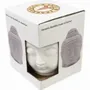 Parfums d'intérieur - Brûleur Huile Céramique - Tête de Bouddha Blanc 14cm - ARABESK