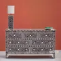 Commodes - Floral Chest of Drawers by House of Jaipur - HOUSE OF JAIPUR