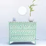Commodes - Honeycomb Chest of Drawers – Bone Inlay - HOUSE OF JAIPUR