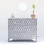 Commodes - Honeycomb Chest of Drawers – Bone Inlay - HOUSE OF JAIPUR
