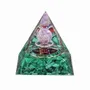 Decorative objects - Amethyst & Malachite Orgonite Pyramid – Metatron Base - ARABESK
