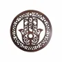 Wireless lamps - Hand of Fatima wooden magnetic panel - ARABESK