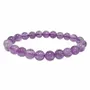 Bracelets - Clear Amethyst Bracelet A 8-9mm beads - ARABESK