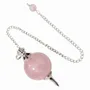 Pendule Sphère Quartz Rose 4cm - ARABESK