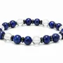 Bracelets - Bracelet Cristal de Roche & Lapis-Lazuli AA perles 8mm - ARABESK