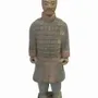 Objets de décoration - Statue Colorée Antique Terracotta Chevalier 20cm - ARABESK