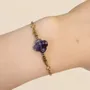 Bracelets - Lucky Bracelet, Amethyst – Clover - ARABESK