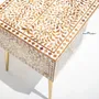 Bureaux - Teak Wood Inlay Work Desk by House of Jaipur - HOUSE OF JAIPUR