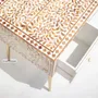 Bureaux - Teak Wood Inlay Work Desk by House of Jaipur - HOUSE OF JAIPUR