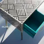 Bureaux - Monochrome Work Desk – Bone Inlay - HOUSE OF JAIPUR