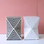 Autres tables  - Illusion End Table Duo - Bone & Mother of Pearl Inlay - HOUSE OF JAIPUR
